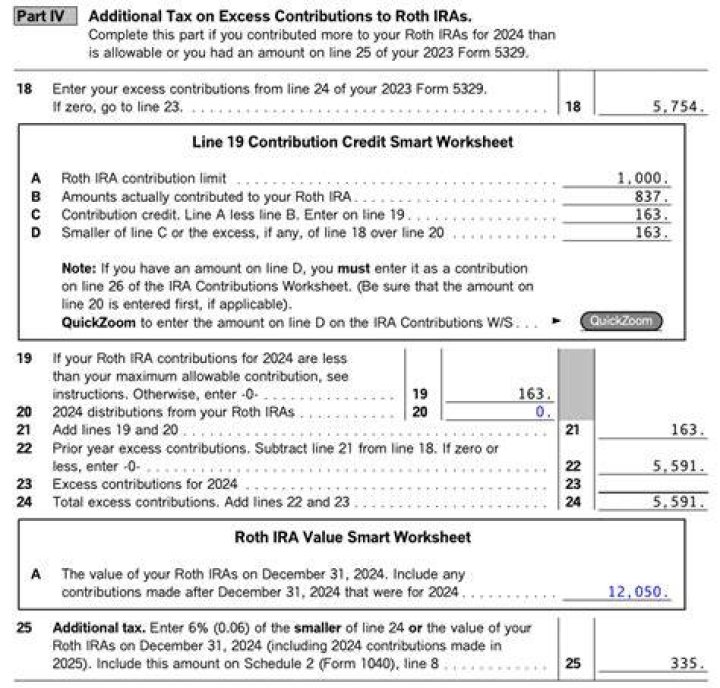 Are excess Roth contributions taxable?