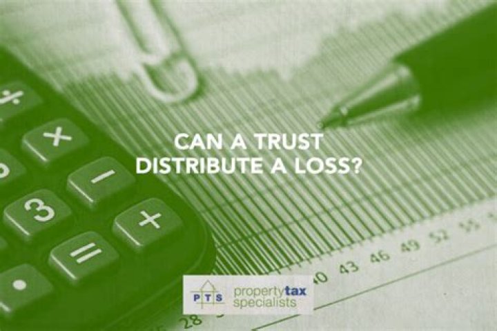 Can a trust distribute a loss?