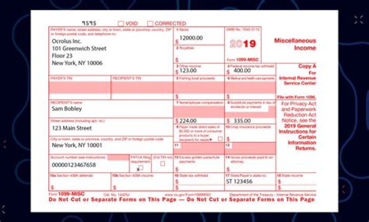 Can an individual issue 1099s?