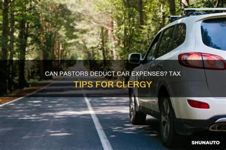 Can ministers deduct expenses?