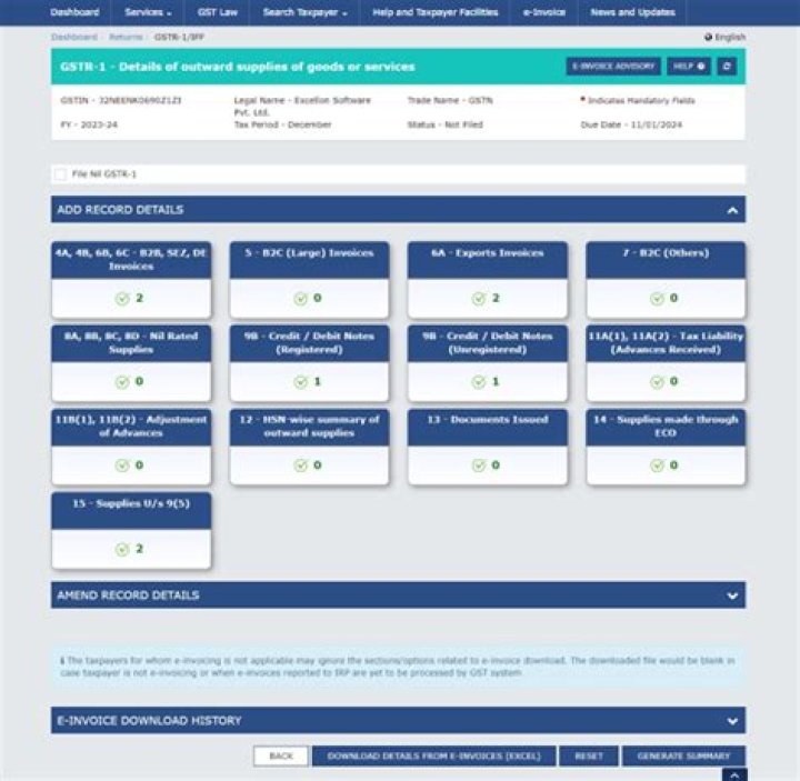 Can we file Gstr-1 Quarterly?