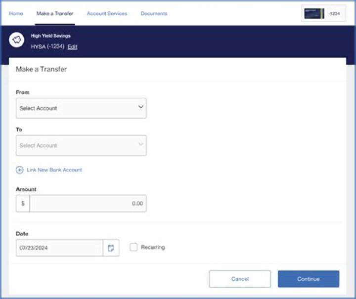 Can you e transfer to a US account?