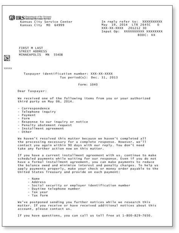 Do you need to send a lock in letter to the IRS?