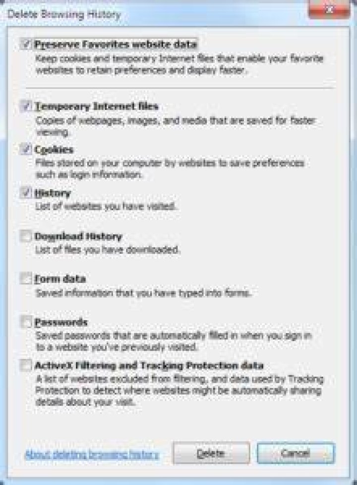 Does deleting history speed up computer?