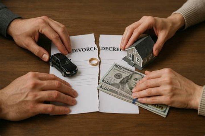 How are finances divided after divorce?