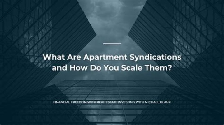 How do apartment syndications work?