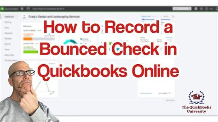 How do I categorize a bounced check in QuickBooks?