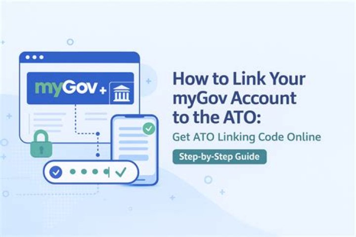 How do I get a linking code to link myGov to ATO?