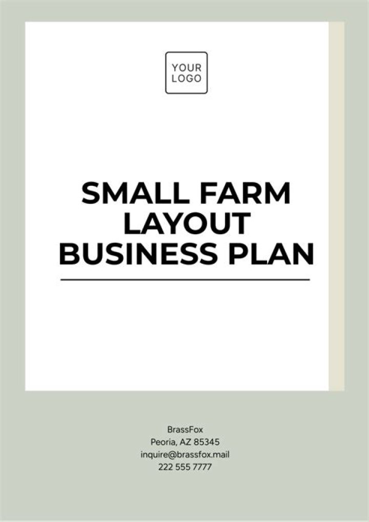 How do I write a business plan for a small farm?