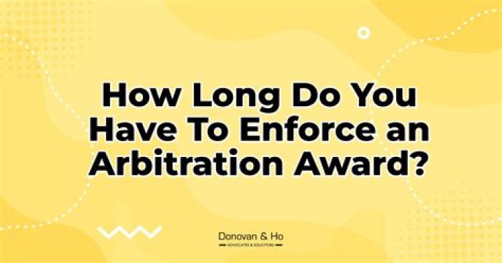 How do you collect after arbitration award?