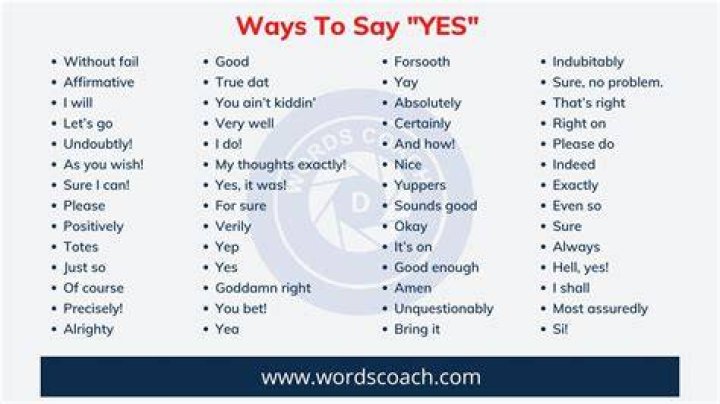 How do you say yes when someone asks you to be their girlfriend?
