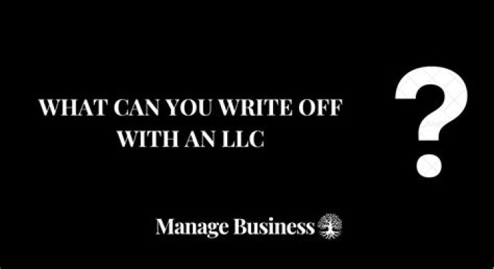 How much can you write off with an LLC?