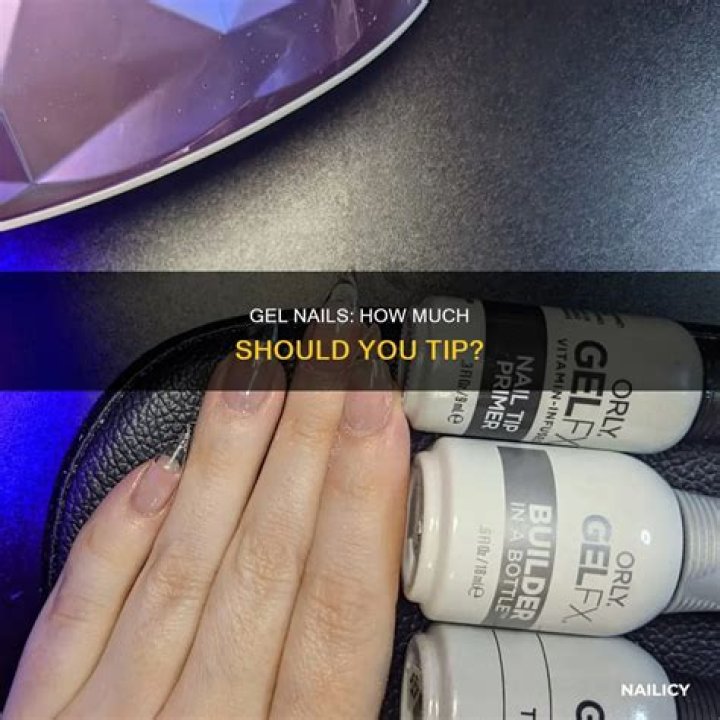 How much should you tip for gel nails?