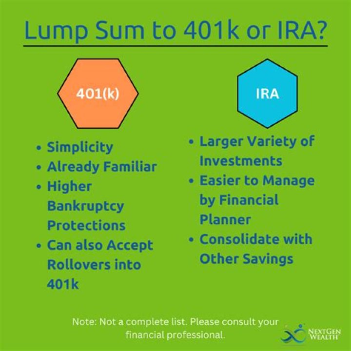 Is 401k lump sum taxable?
