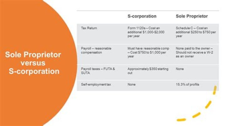 Is a sole proprietor an S corp?