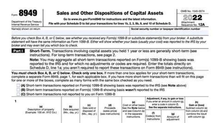 Is Form 3922 the same as 1099-B?