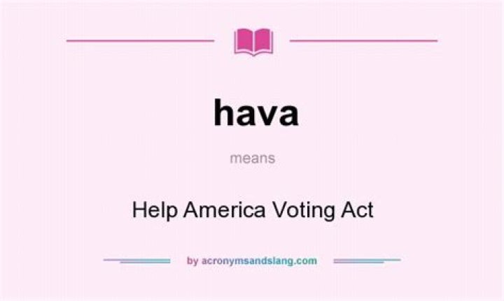 What does HAVA stand for?