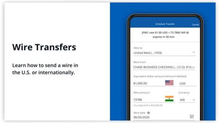 What does it mean to receive a wire transfer?