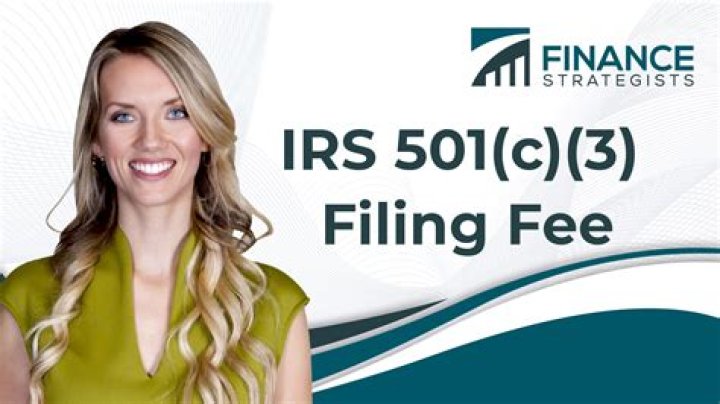 What is a 501 c 3 filing?