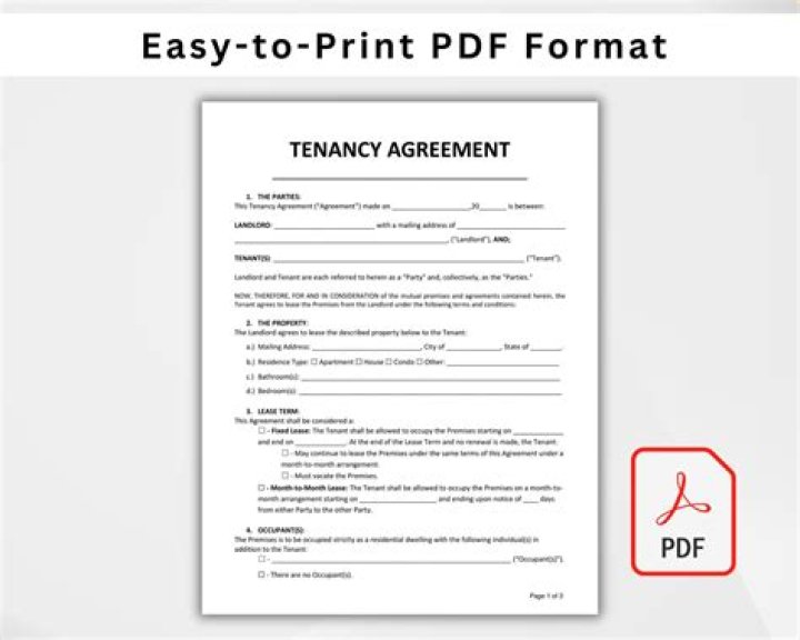 What is a replacement tenancy agreement?