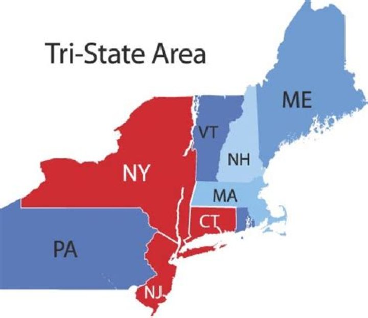 What is considered NY Tri-State area?