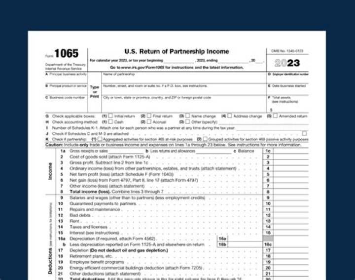 When is the due date to file Form 1065?
