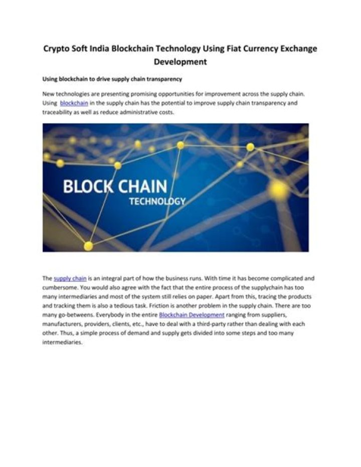 Which currency is the currency which is made by using blockchain technology?