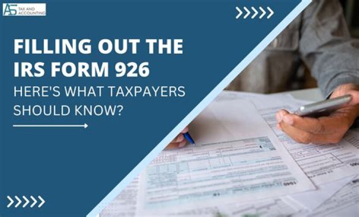 Who must file a Form 926?