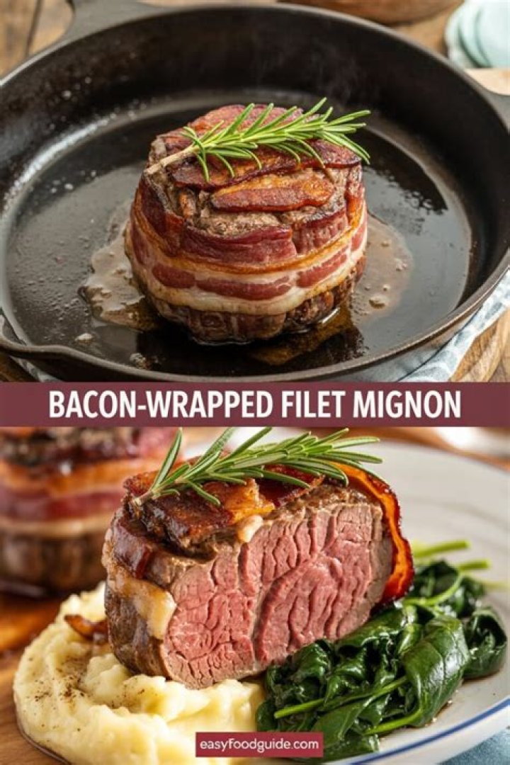 Why do they wrap bacon around filet mignon?