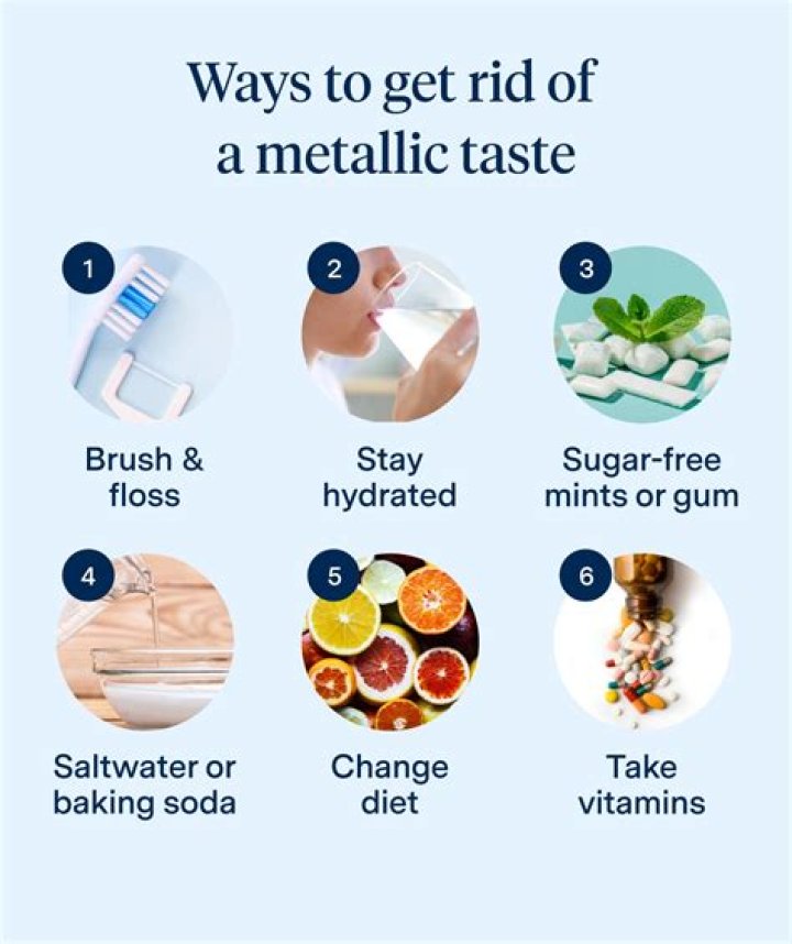 Why does ice taste like metal?